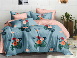Сімейний набір постільної білизни із Сатину №139AB Черешенка™