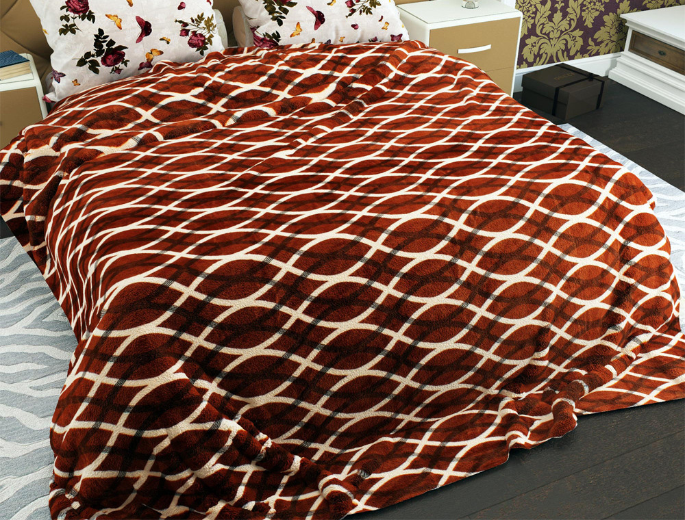 Євро флісовий плед №33326