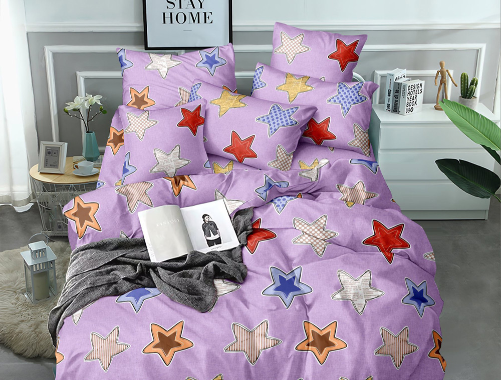 Тканина для постільної білизни Бязь "Gold" Lux GL3737pink