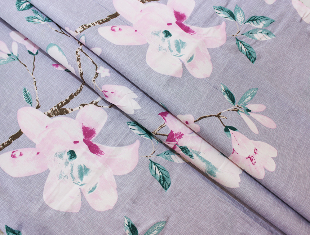 Тканина для постільної білизни Бязь "Gold" Lux "Яблучний колір" GL1270A