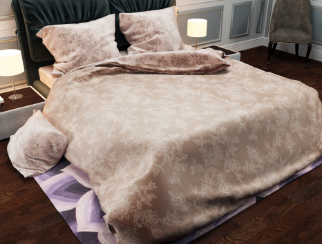 Ткань для постельного белья Бязь "Gold" Lux GL1218 (A+B) - (50м+50м)