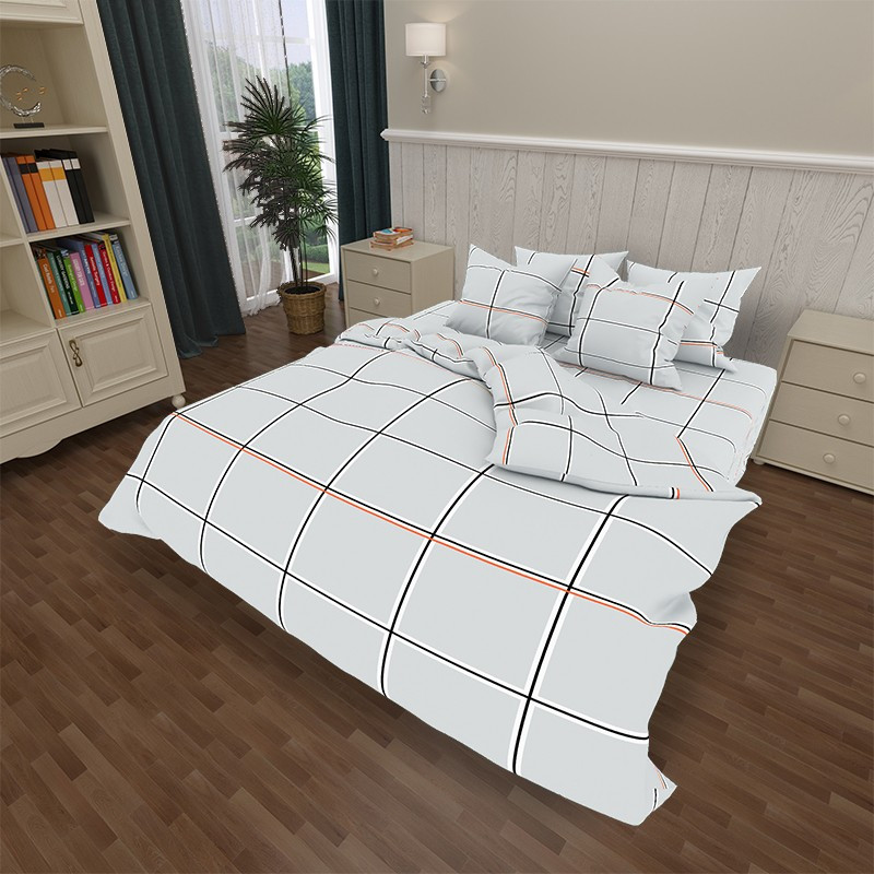 Ткань для постельного белья Бязь "Gold" Lux GL7774white