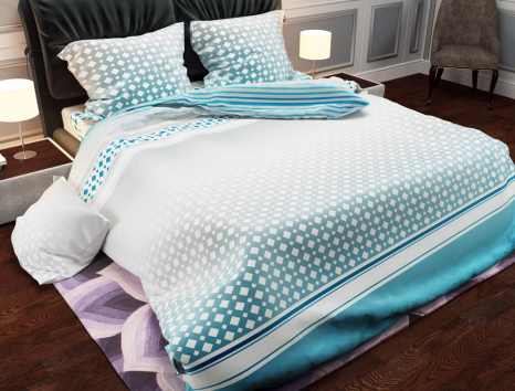 Тканина для постільної білизни Бязь "Gold" Lux GL1009