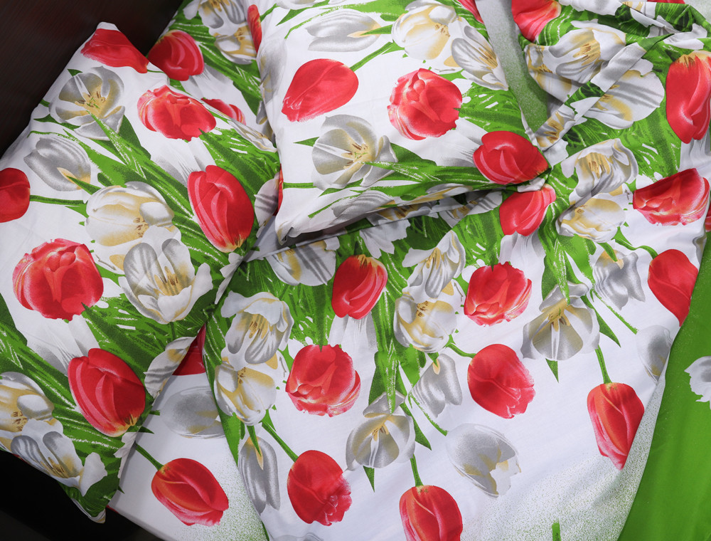 Євро-максі набір постільної білизни 200*220 із Бязі "Gold" №157019 Черешенка™