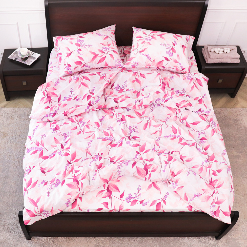 Полуторний набір постільної білизни 150*220 із Бязі "Gold" №151759 Черешенька™