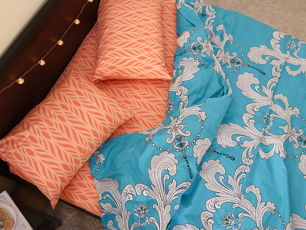 Євро-максі набір постільної білизни 200*220 із Бязі "Gold" №151589AB Черешенка™