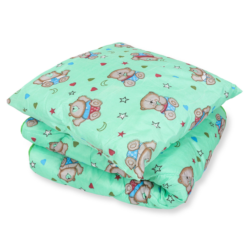 Комплект дитяча ковдра 105x135 + подушка 50x50 №2116