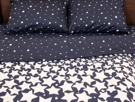 Сімейний набір постільної білизни із Бязі "Gold" №157313AB Черешенка™