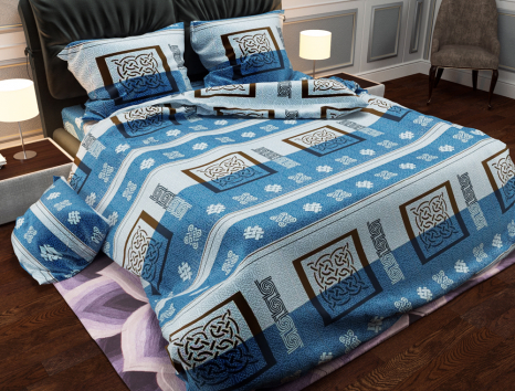 Тканина для постільної білизни Бязь "Gold" Lux GL3716