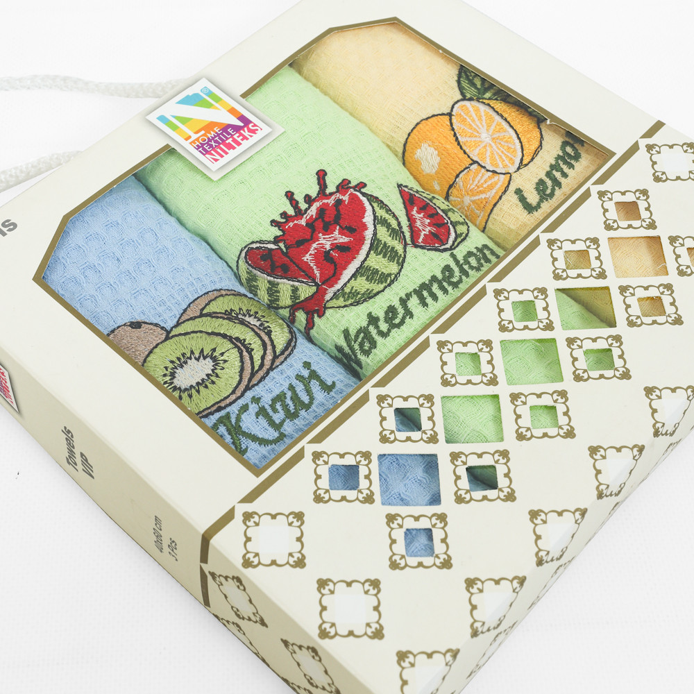 Набор кухонных полотенец Nilteks Fruit 40*60 (3 шт)