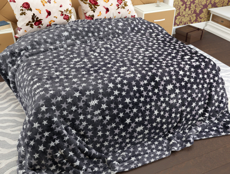 Полуторний флісовий плед №33579