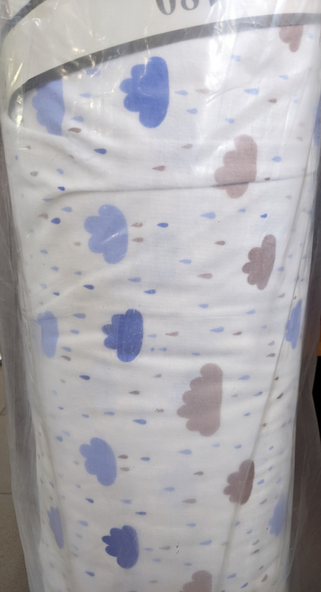 Ткань для постельного белья Фланель (байка) детcкая FLB1056blue