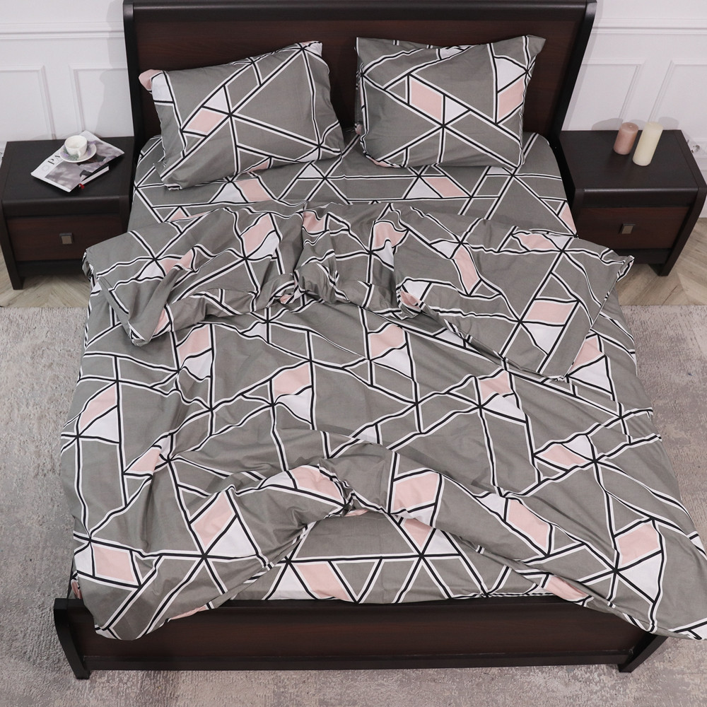 Євро-максі набір постільної білизни 200*220 із Бязі "Gold" №151690 Черешенька™