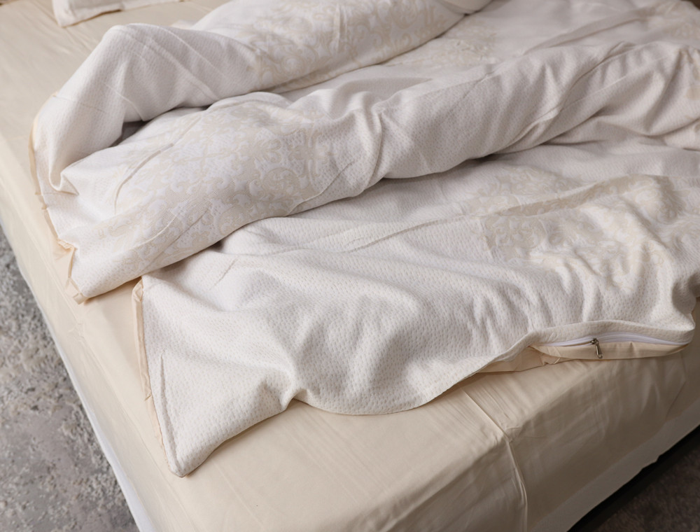 Євро-максі набір постільної білизни 200*230 із Трикотажу (В'язка) №500-03 Черешенка™