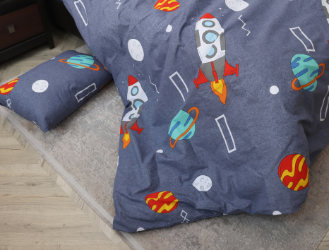 Дитячий комплект з Бязі "Gold" №16416 Черешенка™