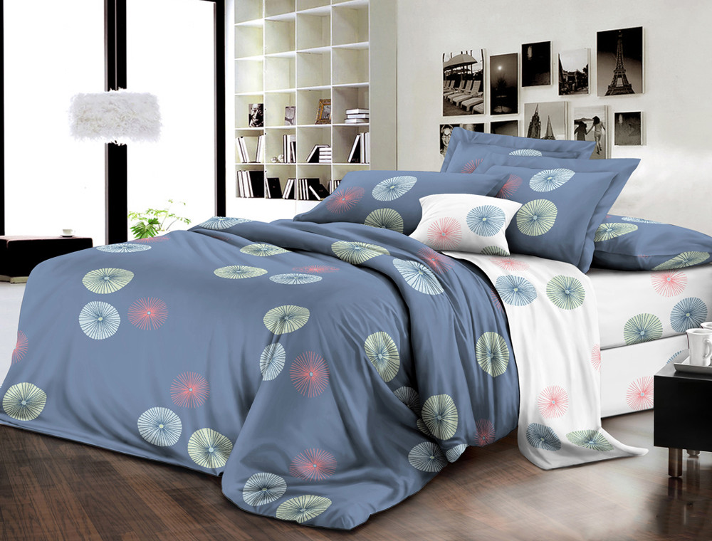 Сімейний набір постільної білизни із Ранфорсу №182037AB Черешенка™