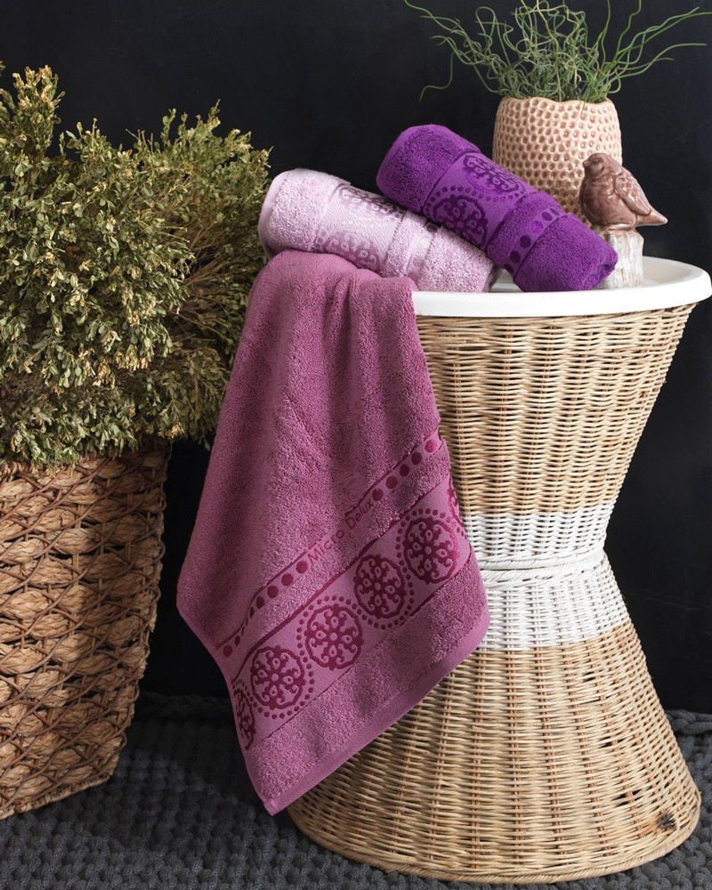 Комплект махрових банних рушників CESTEPE ORIENT-1 (150*90)