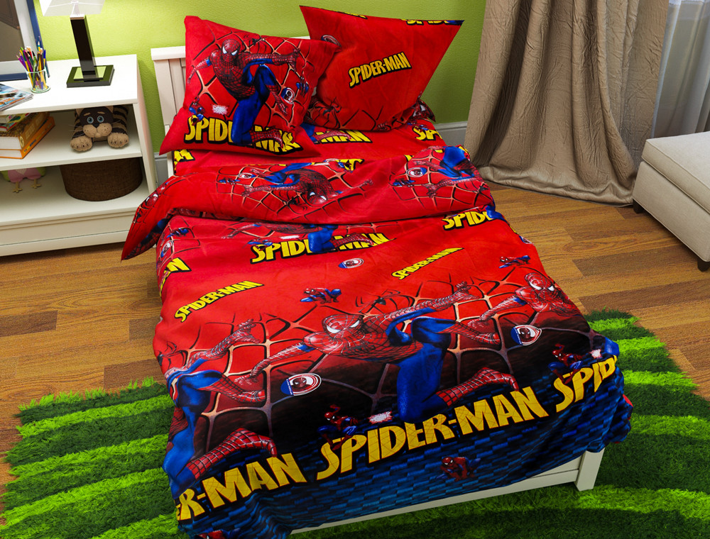 Полуторний набір постільної білизни 150*220 із Бязі "Gold" №164290 Черешенка™