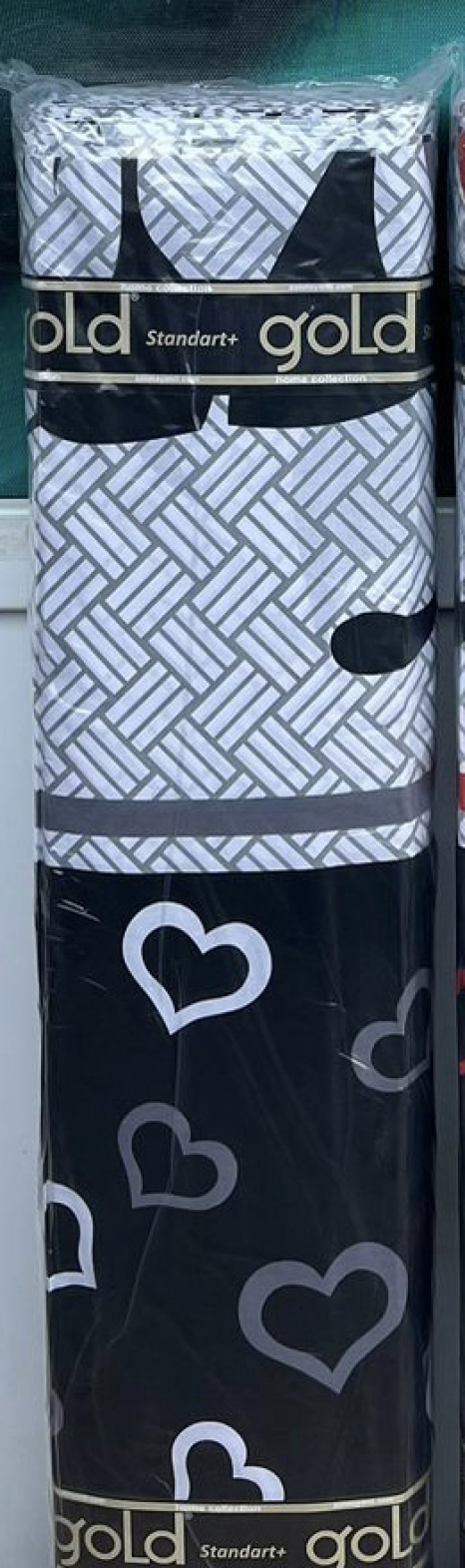 Ткань для постельного белья Бязь "Gold" Lux GL1142grey