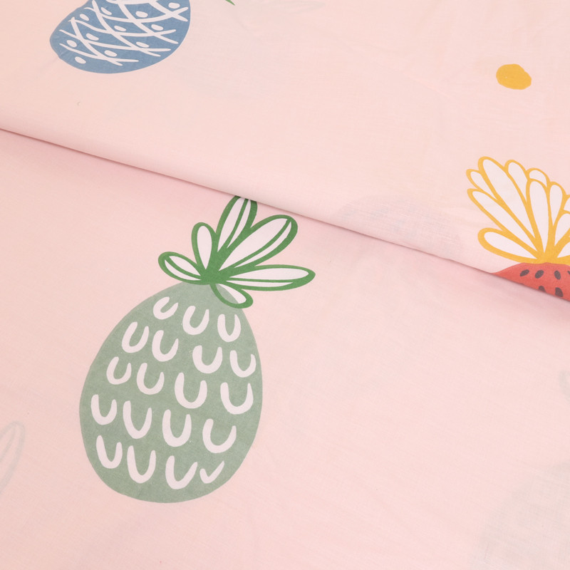 Тканина для постільної білизни Бязь "Gold" Lux "Фруктове асорті" GL4524 (A+B) - (50м+50м)