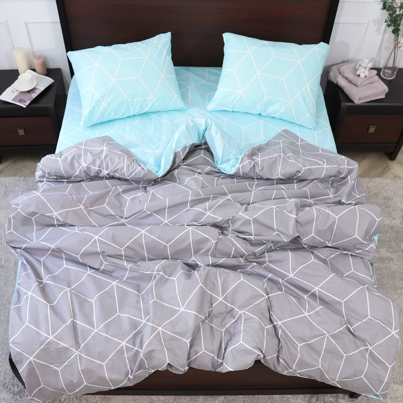 Двуспальный набор постельного белья 180*220 из Бязи "Gold" №151081AB Черешенка™