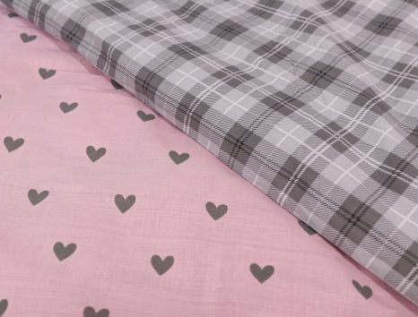 Двуспальный набор постельного белья 180*220 из Бязи "Gold" №155066AB Черешенка™