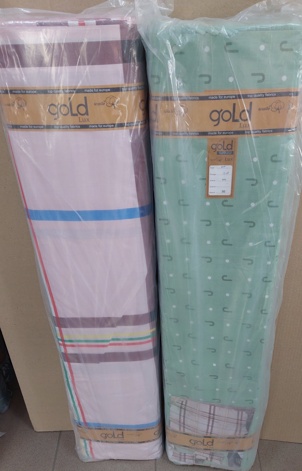 Ткань для постельного белья Бязь "Gold" Lux GL1900 (A+B) - (50м+50м)