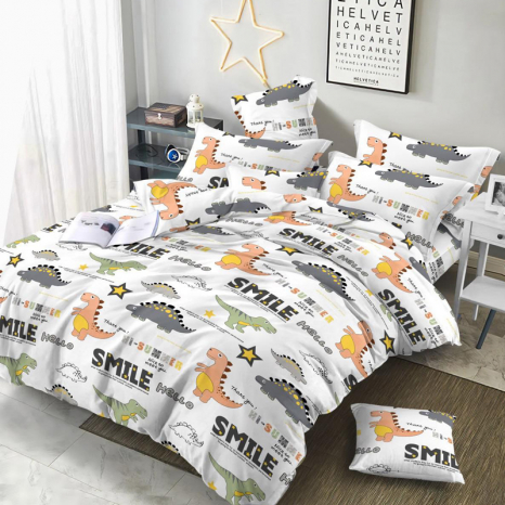 Ткань для постельного белья Бязь "Gold" Lux детская GLB300grey