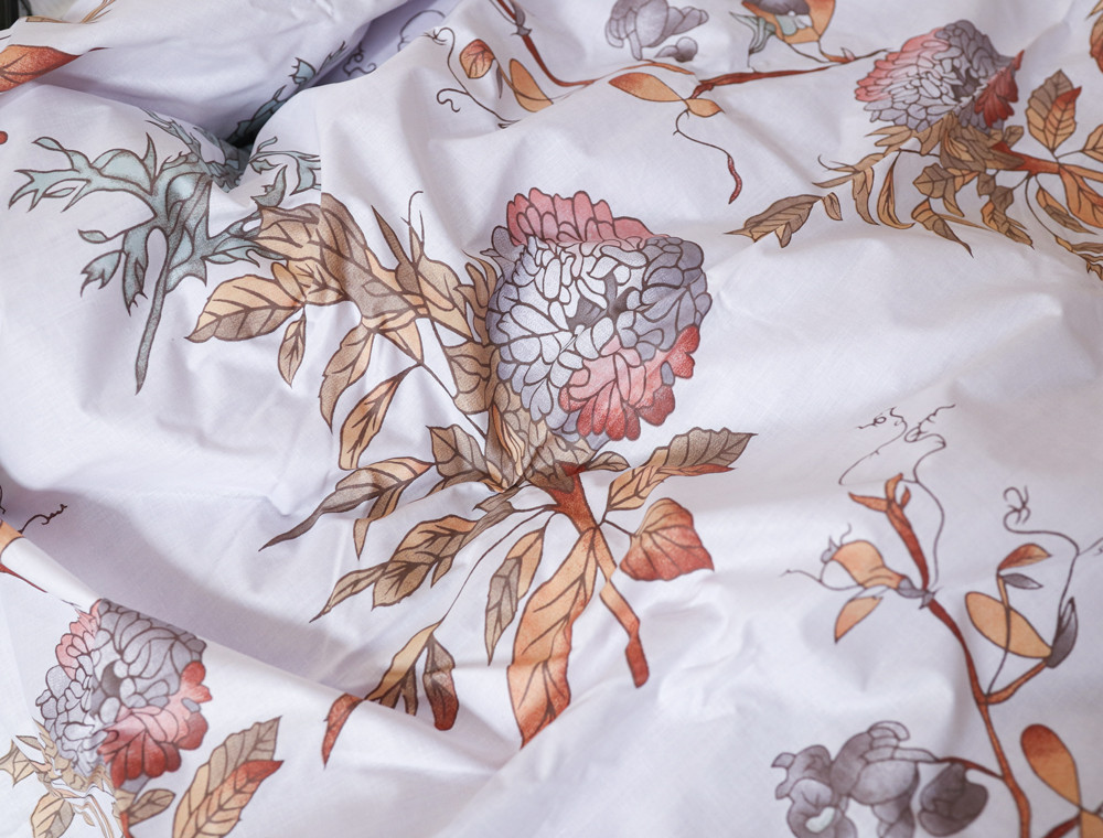 Двуспальный набор постельного белья 180*220 из Бязи "Gold" №152814AB Черешенка™