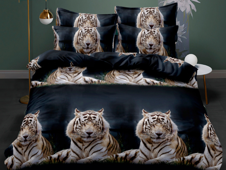 Полуторний набір постільної білизни 150*220 із полікотону №204029 Черешенька™