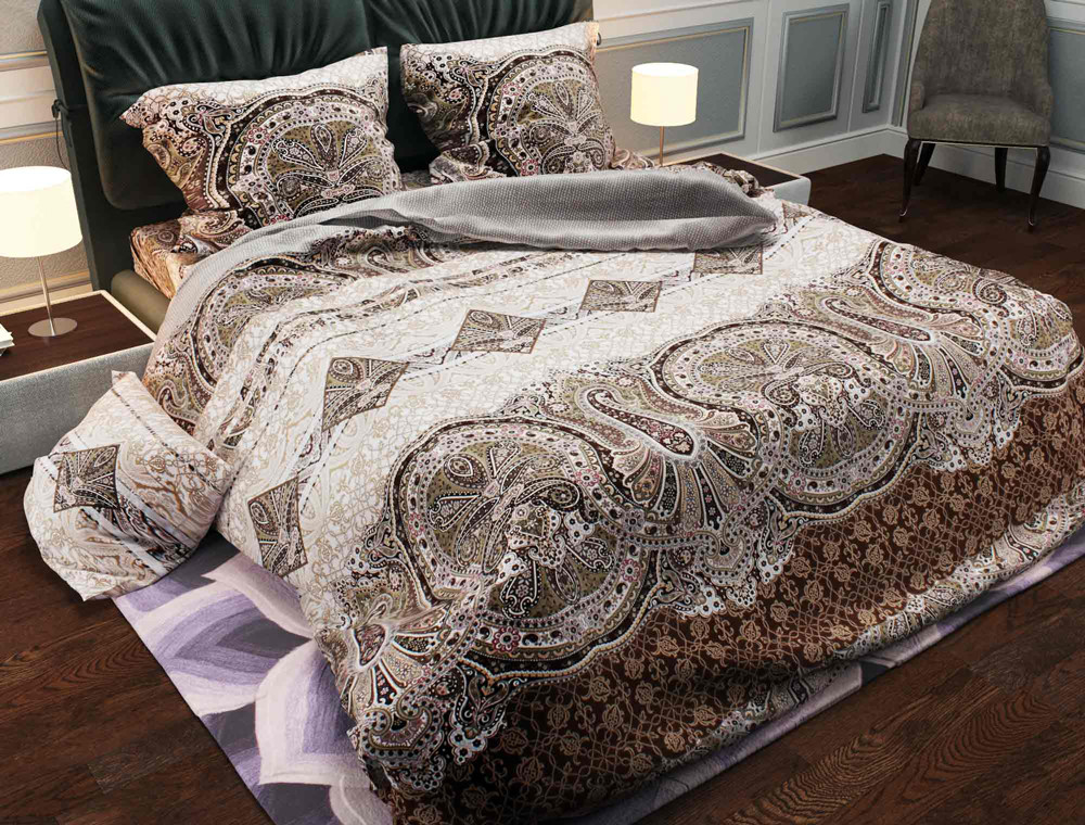 Тканина для постільної білизни Бязь "Gold" Lux GL594