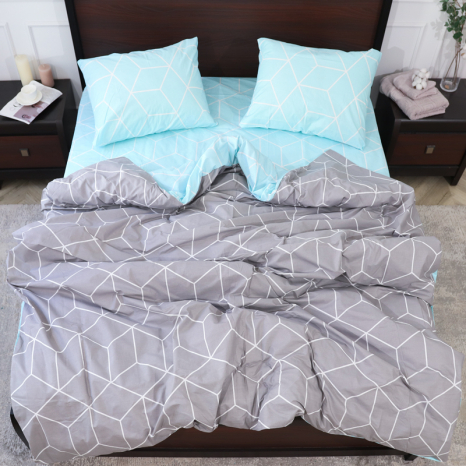 Семейный набор хлопкового постельного белья из Бязи "Gold" №151081AB Черешенка™