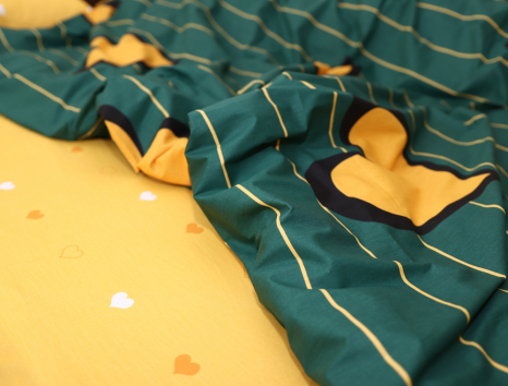 Евро макси набор постельного белья 200*220 из Сатина №017AB Черешенка™