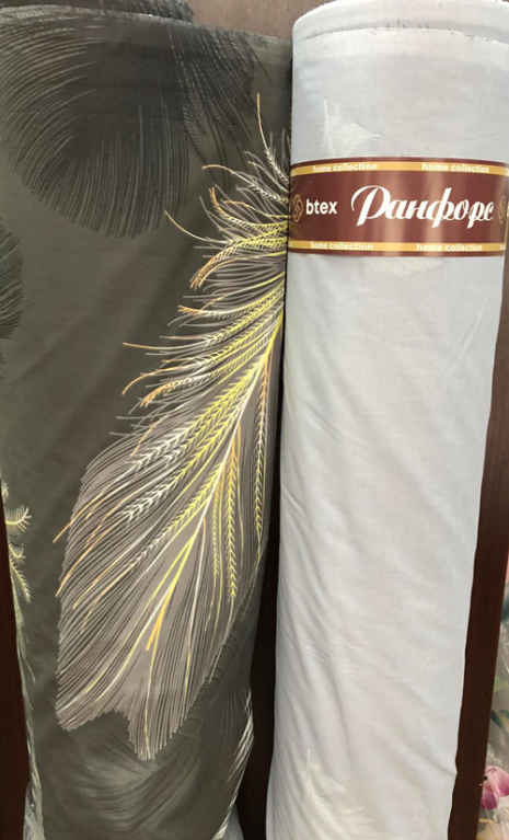 Тканина для постільної білизни Ранфорс 425AB (A+B) - (60м+60м)