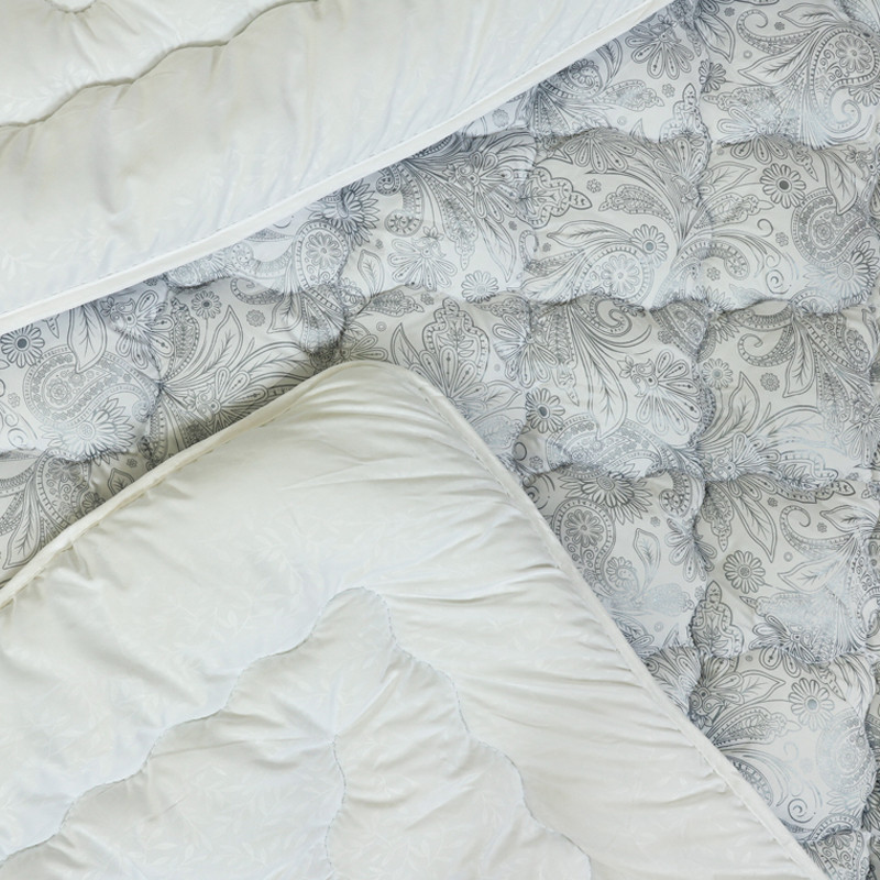 Полуторное одеяло микрофибра/холлофайбер двустороннее №40108