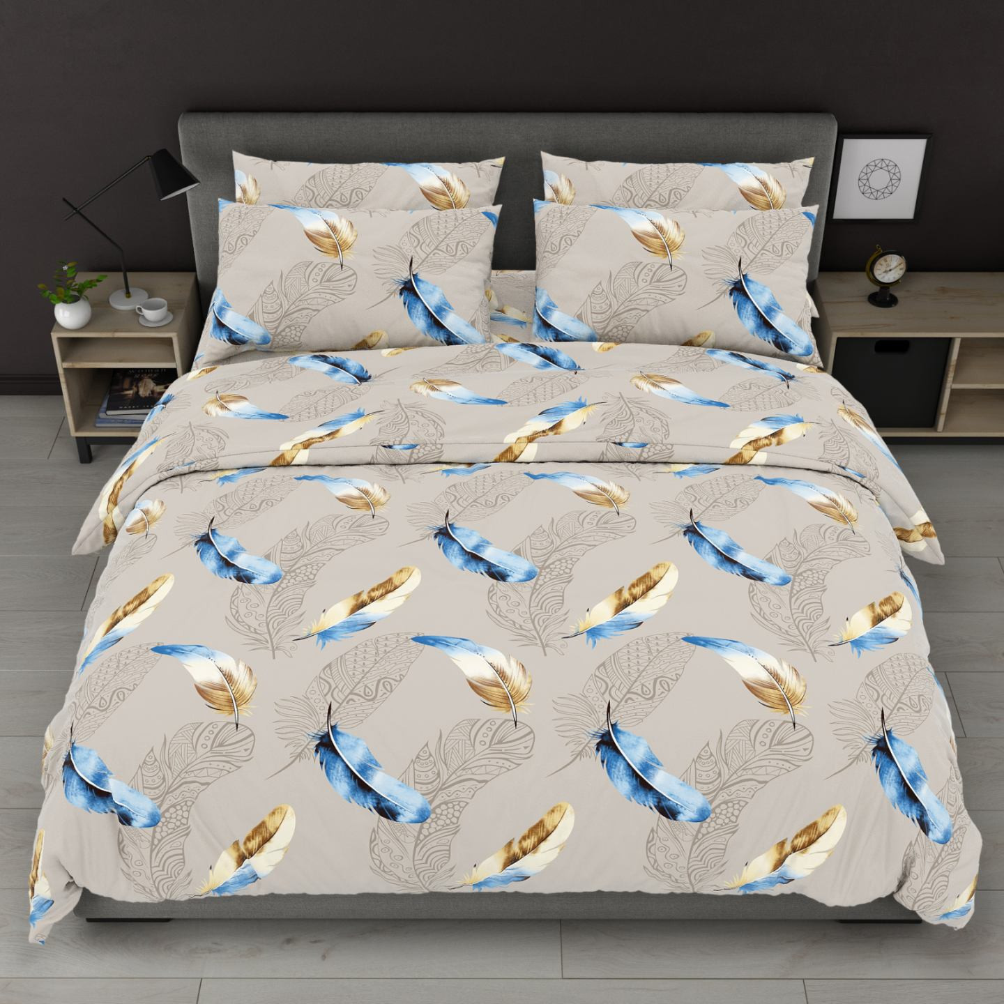 Тканина для постільної білизни Бязь "Gold" Lux GL8220