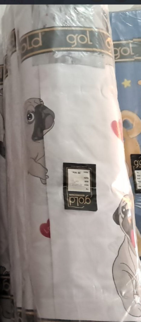 Ткань для постельного белья Бязь "Gold" Lux GL50927white