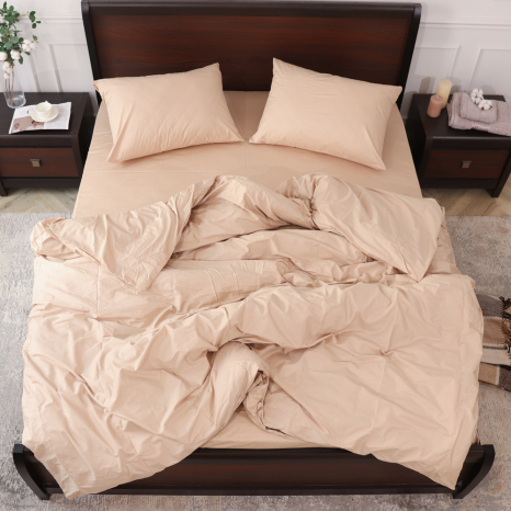 Евро макси набор постельного белья 200*220 из Сатина №14-1209-ST Черешенка™