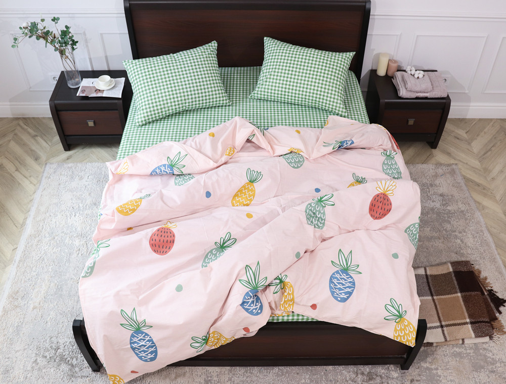 Полуторный набор постельного белья 150*220 из Бязи "Gold" №154524AB Черешенка™