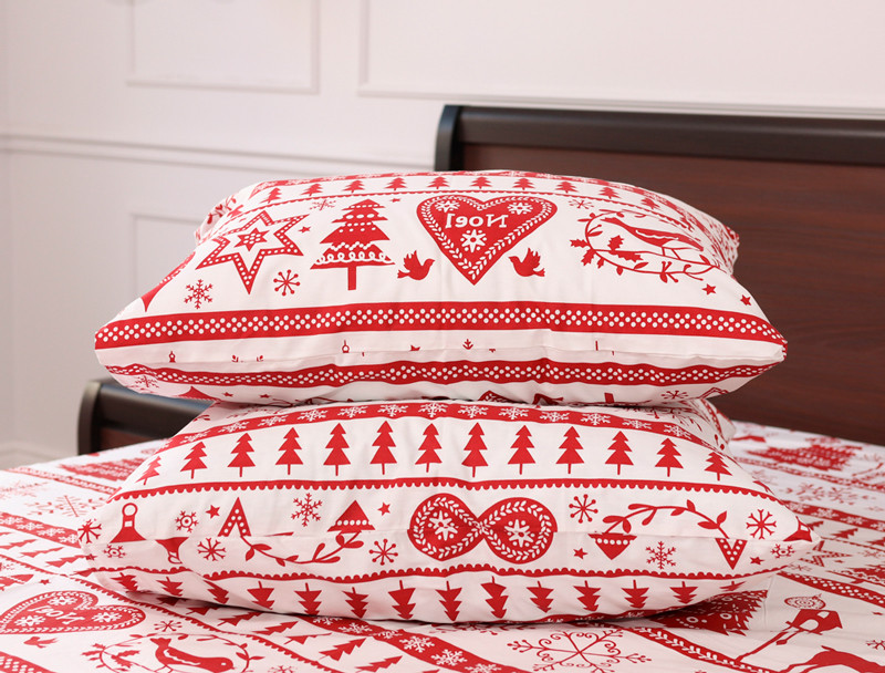 Двоспальний набір постільної білизни 180*220 із Сатину №484640 Черешенка™