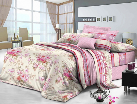 Тканина для постільної білизни Сатин S14-13A (60м)