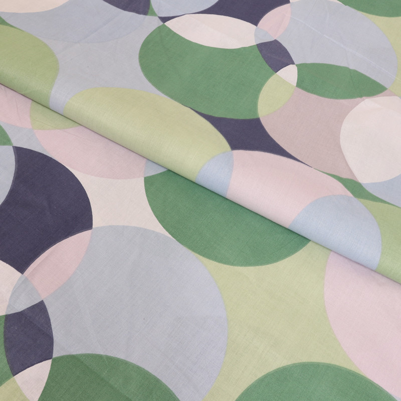 Ткань для постельного белья Бязь "Gold" Lux GL3490green