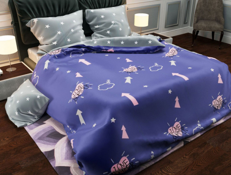 Тканина для постільної білизни Бязь "Gold" Lux GL1283 (A+B) - (50м+50м)