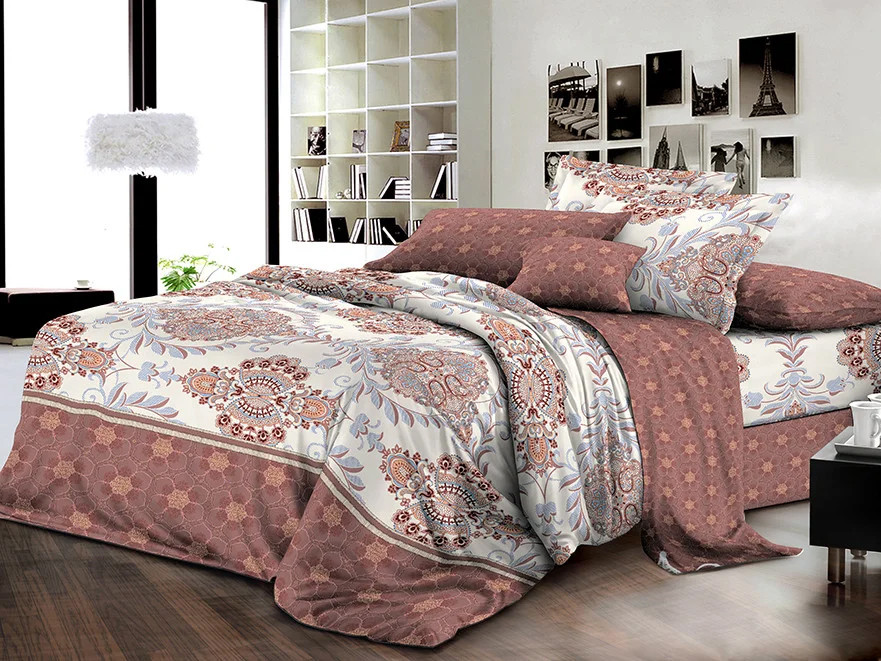 Тканина для постільної білизни Ранфорс R-2F1249 (A+B) - (60м+60м)