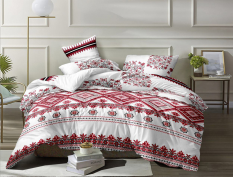 Полуторный набор постельного белья 150*220 из Ранфорса №183084 Черешенка™