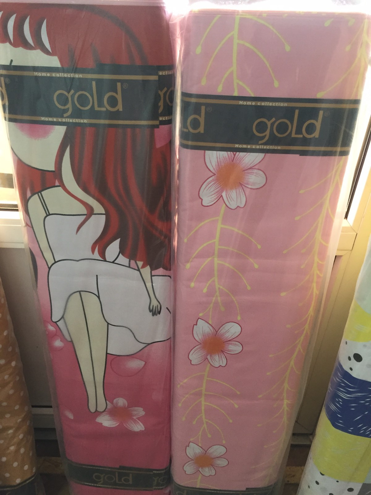 Тканина для постільної білизни Бязь "Gold" Lux дитяча GLB205 (A+B) - (50м+50м)