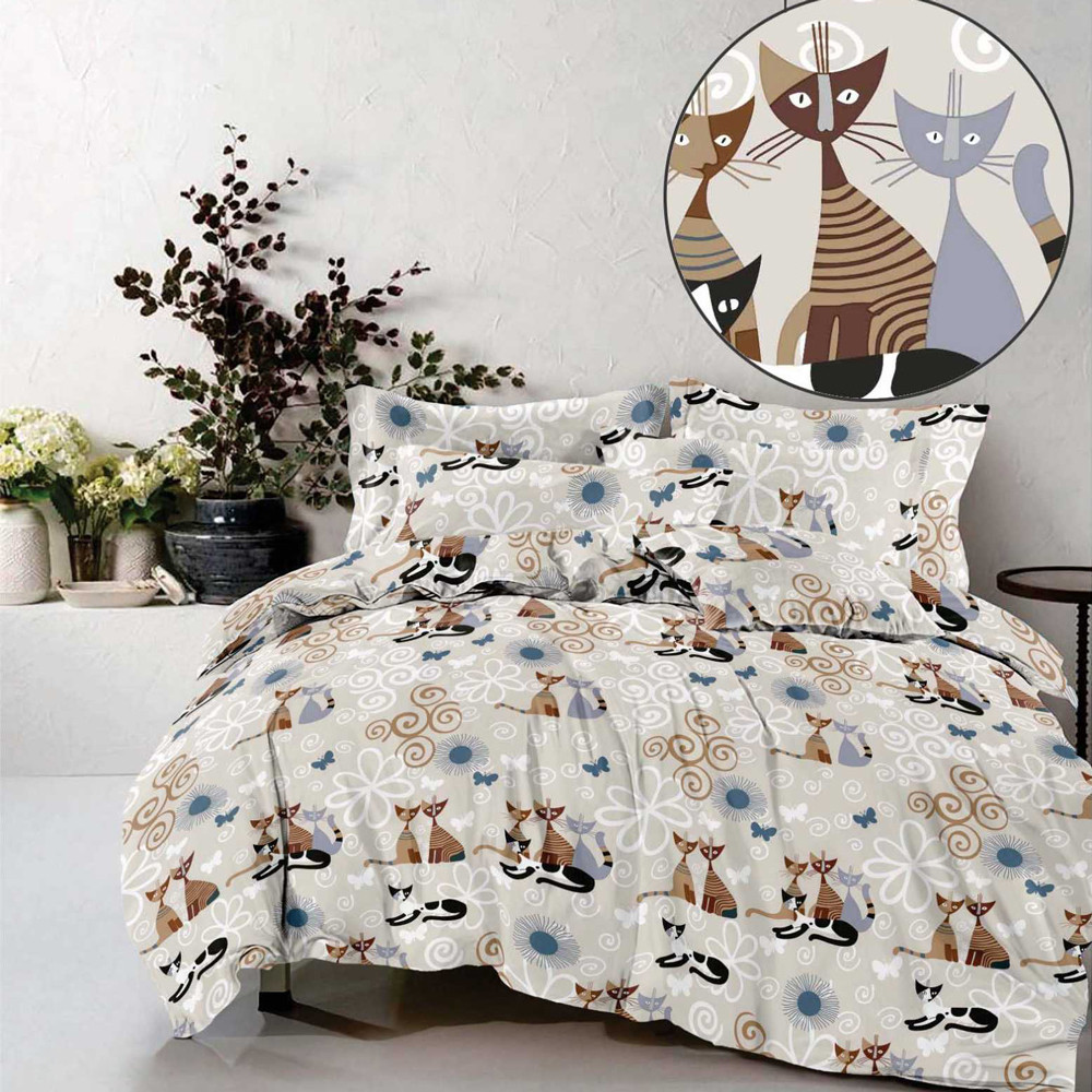 Тканина для постільної білизни Бязь "Gold" дитяча GLLB1009Beige