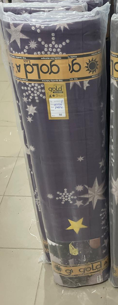 Ткань для постельного белья Бязь "Gold" Lux GL11240purple