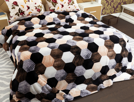 Евро флисовый плед №33777