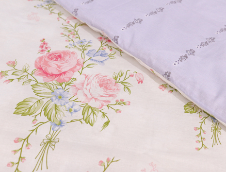 Євро-максі набір постільної білизни 200*220 із Бязі "Gold" №155095AB Черешенка™